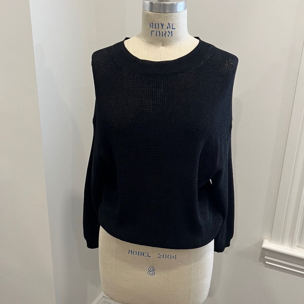 Wilfred Black Crew Neck Sweater